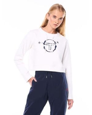 Sergio Tacchini Piano Crewneck - White