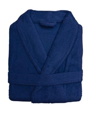 ANAYA Home Spa Cotton Terry Robe - Blue