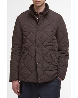 Barbour Chelsea Quilted Jacket - Brown