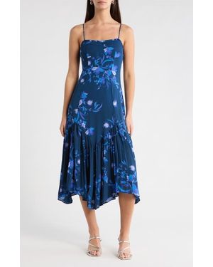 Sugarlips Niva Floral Midi Sundress - Blue