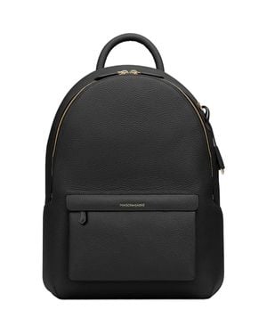 Maison De Sabre Leather Backpack - Black