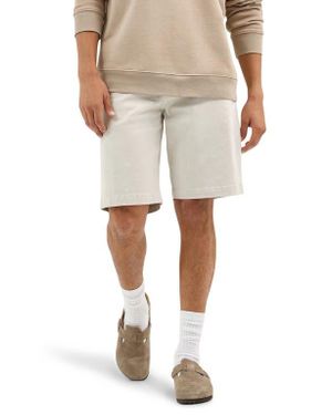 Wrangler Casey Jones Stretch Cotton Shorts - Natural