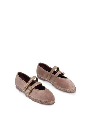 Flabelus Claire Linfa Mary Jane Flat - Brown