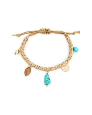 Panacea Rope Charm Bracelet - Multicolor