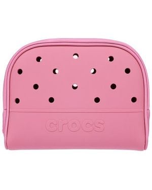 Crocs™ Classic Cosmetic Bag With Jibbitz-Compatible Panels - Pink