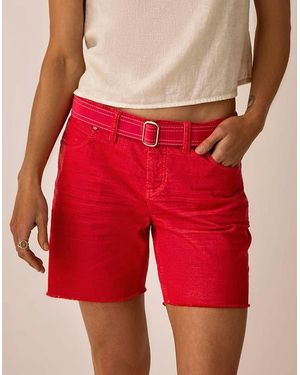 Carve Designs Oahu 6 Corduroy Short - Red