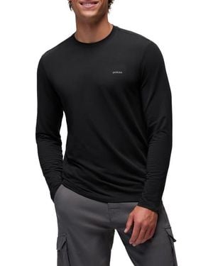 Prana Tolmie Tech Performance Long Sleeve T-Shirt - Black