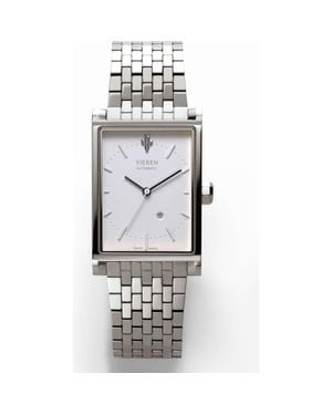 VIEREN Matte Swiss Automatic Watch - Metallic