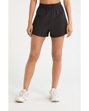 Zella Atlas High Waist Daily Shorts - Black
