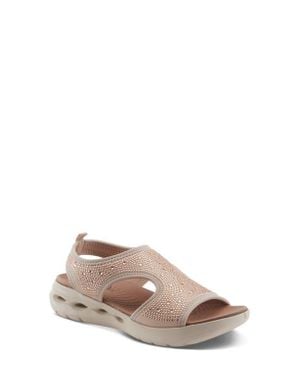 Flexus by Spring Step Gosselin Ankle Strap Platform Wedge Sandal - Pink