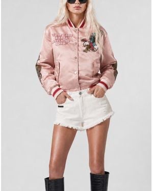 Philipp Plein Hot Pants Mini Roedge - Pink