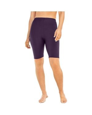 Swim 365 High-Waist Full-Coverage Swim Bike Short - Blue