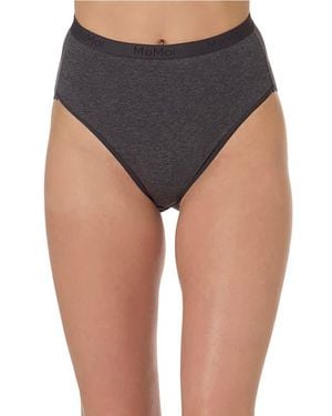 Memoi Stretch Cotton 3-Pack Briefs - Gray