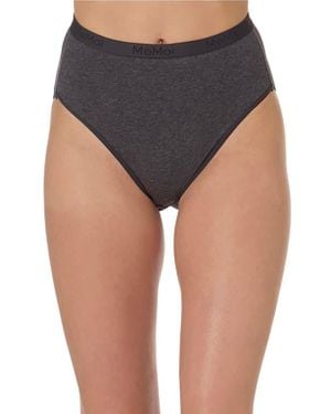 Memoi Stretch Cotton 3-Pack Briefs - Gray