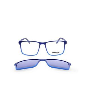 Lotto Leggenda 55Mm Rectangular Optical Glasses - Black