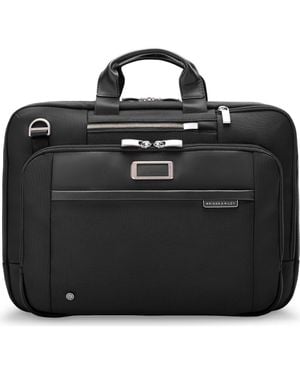 Briggs & Riley Work Large Expandable Briefcase - Black