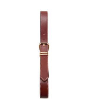 Mango Metal Buckle Belt - Purple