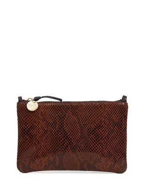 Clare V. Pierre Wallet Clutch - Brown