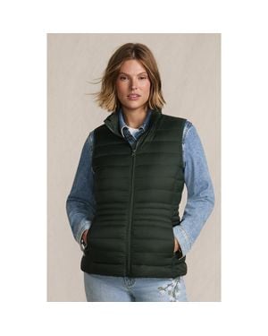 Lands' End Wanderweight Packable Ultralight Down Vest - Green