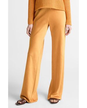 Vince Satin Bias Cut Pants - Orange