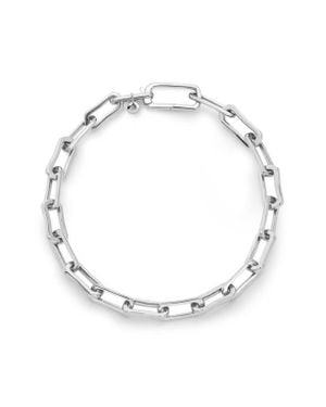 Monica Vinader Alta Slim Chain Bracelet - White