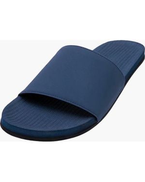 indosole Responsibly-Made Tire Sole Slide Sandals - Blue