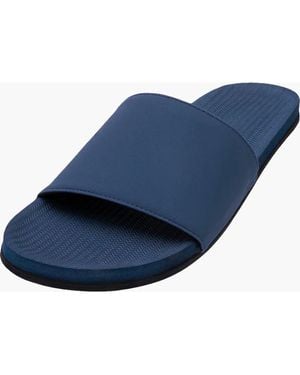 indosole Responsibly-Made Tire Sole Slide Sandals - Blue