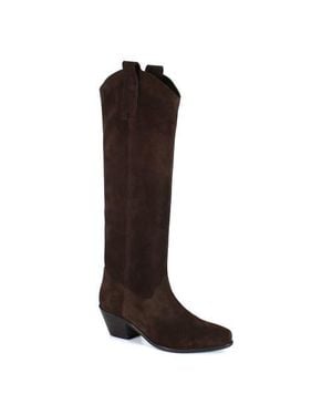 Diba True Ame Thyst Suede Knee High Boot - Brown