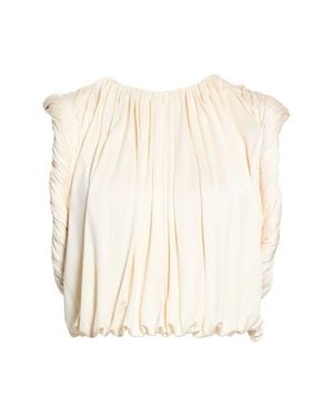 Heirlome Effie Draped Silk Top - White