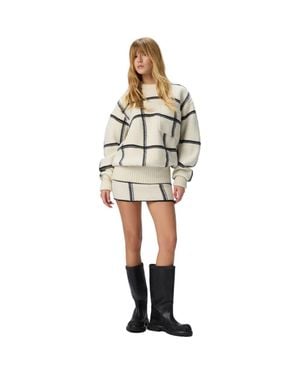 Missoni Jacquard Checkered Mini Skirt - White