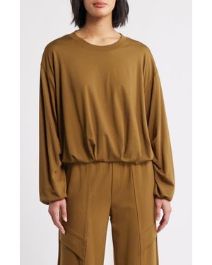 Wit & Wisdom Blouson Knit Top - Multicolor