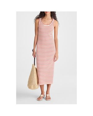 Madewell Scoop Neck Tank Maxi Dress - Pink