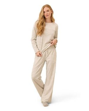 Pact Organic Cotton Cool Stretch Relaxed Sleep Shirt - Natural