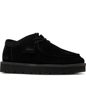 Clarks Meare Lace-Up Wallabee Chukka - Black
