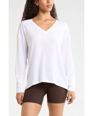 Zella Breathe Long Sleeve T-Shirt - White