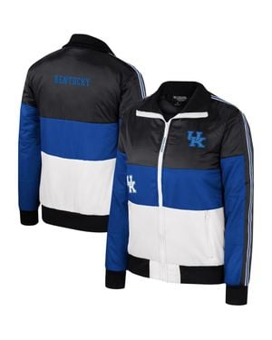 The Wild Collective Kentucky Wildcats Color-Block Puffer Full-Zip Jacket - Blue