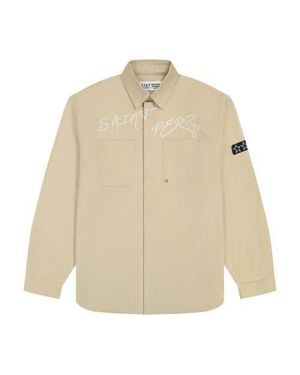 SAINT PERRY Maze Denim Shirt - Natural