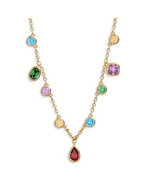 Swarovski Millenia Cushion Cut Crystal Pendant Necklace - Metallic