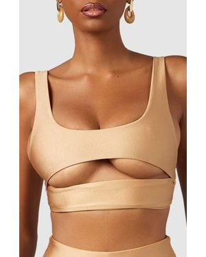 Mbm Swim Lucky Bikini Top - Brown