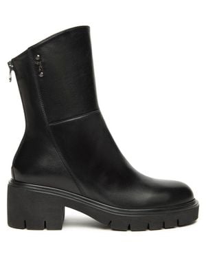 Nero Giardini Lug Sole Bootie - Black
