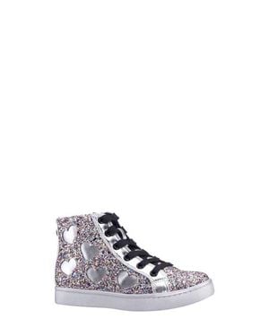 Nina Kids' Cass High Top Sneaker - White