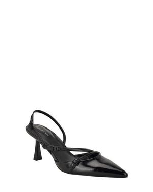 Calvin Klein Tarlie Pointed Toe Slingback Pump - Black