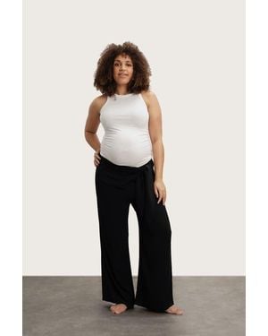 Nom Maternity Easy Wrap Pant - Black