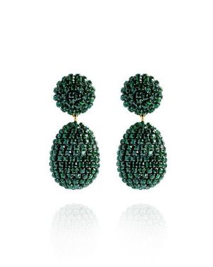 Saule Label Clio Earrings - Green