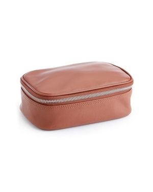 ROYCE New York Leather Tech Accessory Case - Pink