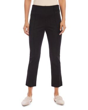 Karen Kane Pintuck Crop Pants - Black