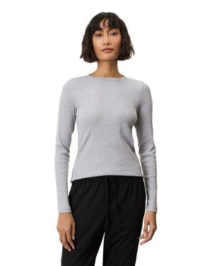 Pact Perfect Rib Layering Long Sleeve Made With Organic Cotton - Gray