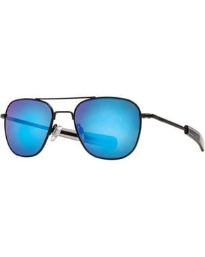 American Optical Original Pilot 55Mm Aviator Nylon Non Polarized - Black