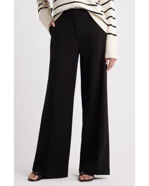 Nordstrom The Lennox Wide Leg Pants - Black