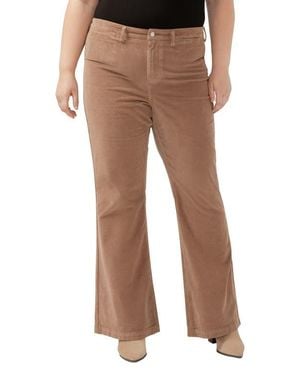Silver Jeans Co. Retro Corduroy Flared Jeans - Brown